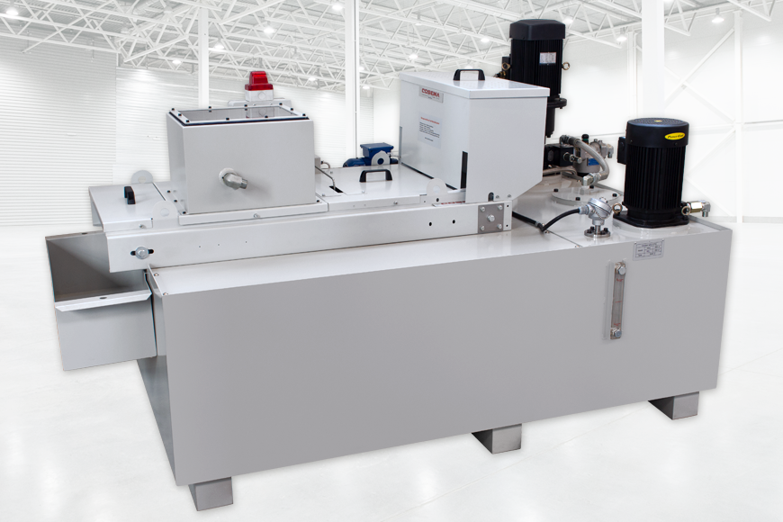 KIHEUNG bietet optional für alle CNC-Maschinen diverse Filtersysteme für Kühlschmierstoffe an.